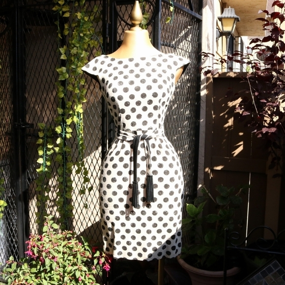 Dresses & Skirts - Vintage 1950's Polka Dot Mini Dress, Size 8, RARE FIND